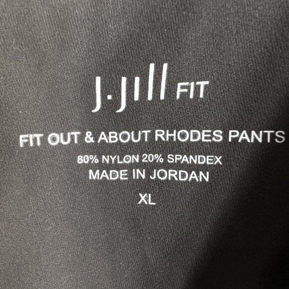 J.Jill Womens XL NWT Fit Out & About Rhodes Pants Granite Stretch Pockets Preppy - Picture 9 of 14